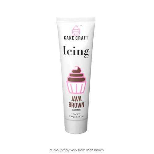 Buttercream Decorating Icing - Java Brown - Click Image to Close